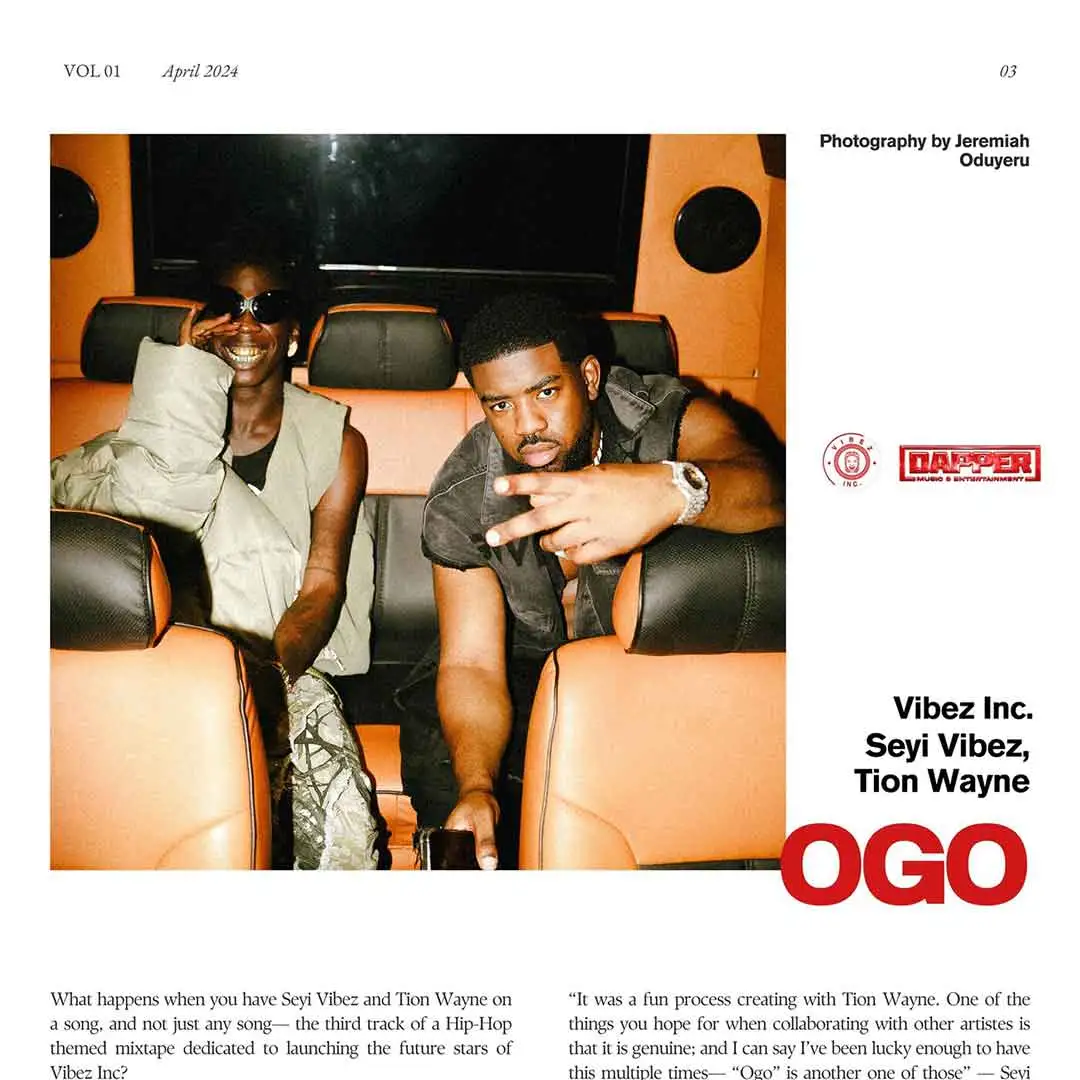 Vibez Inc OGO ft Seyi Vibez Tion Wayne Vibez Inc OGO ft Seyi Vibez Tion Wayne