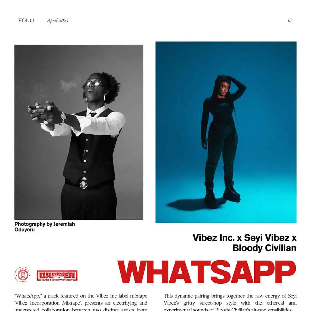 Vibez Inc WhatsApp ft Seyi Vibez Bloody Civilian Vibez Inc WhatsApp ft Seyi Vibez Bloody Civilian